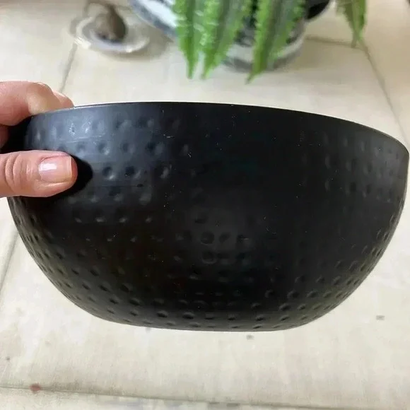 Copper & black large bowl - Picture 6 of 6